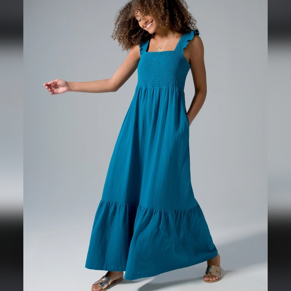 Soma Deep Blue Maxi Dress